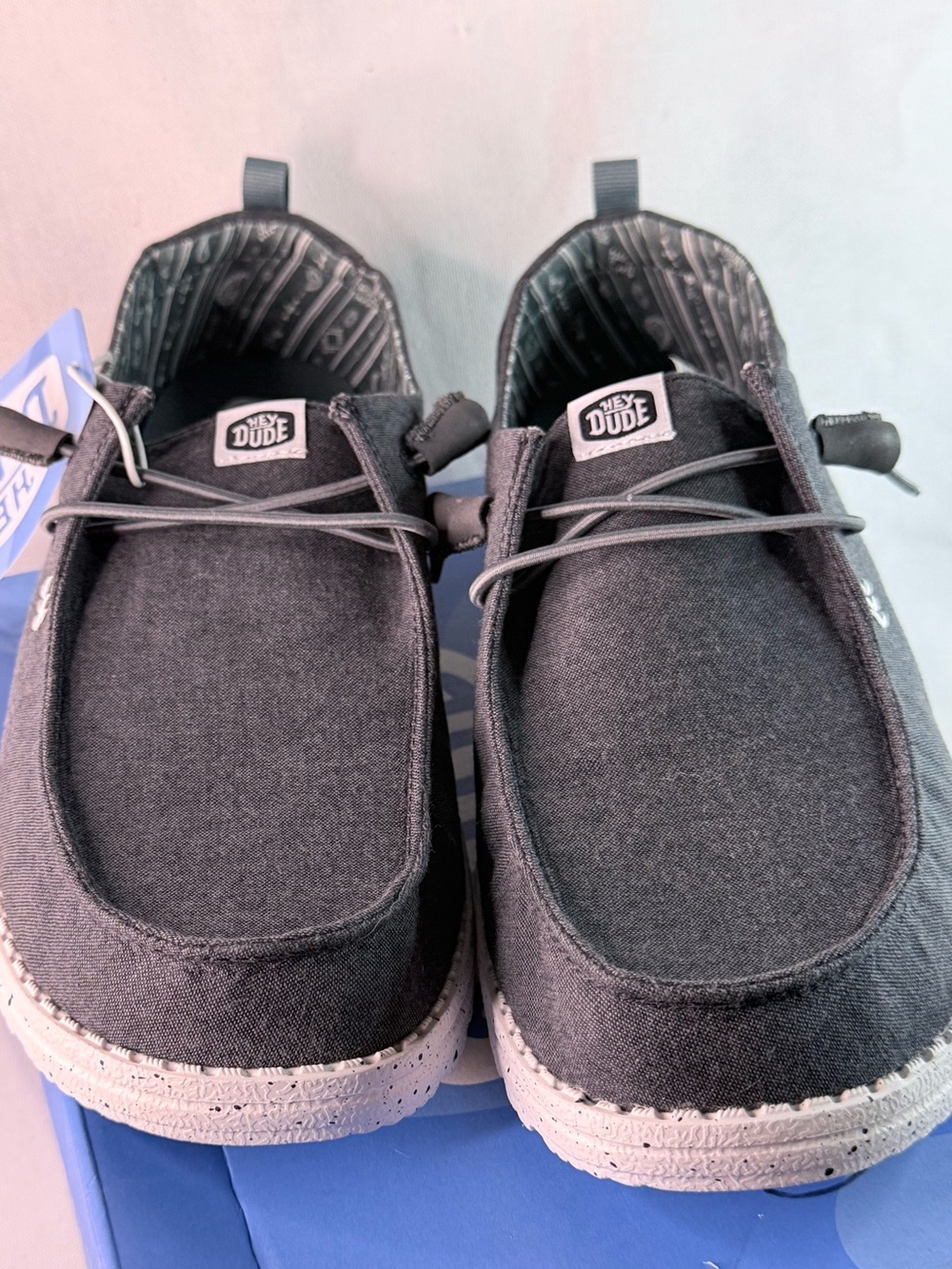 Hey Dude Wendy Chambray Black W12 M10.5